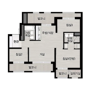 84타입평면도