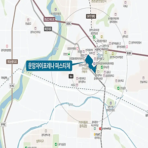 운암동 지도